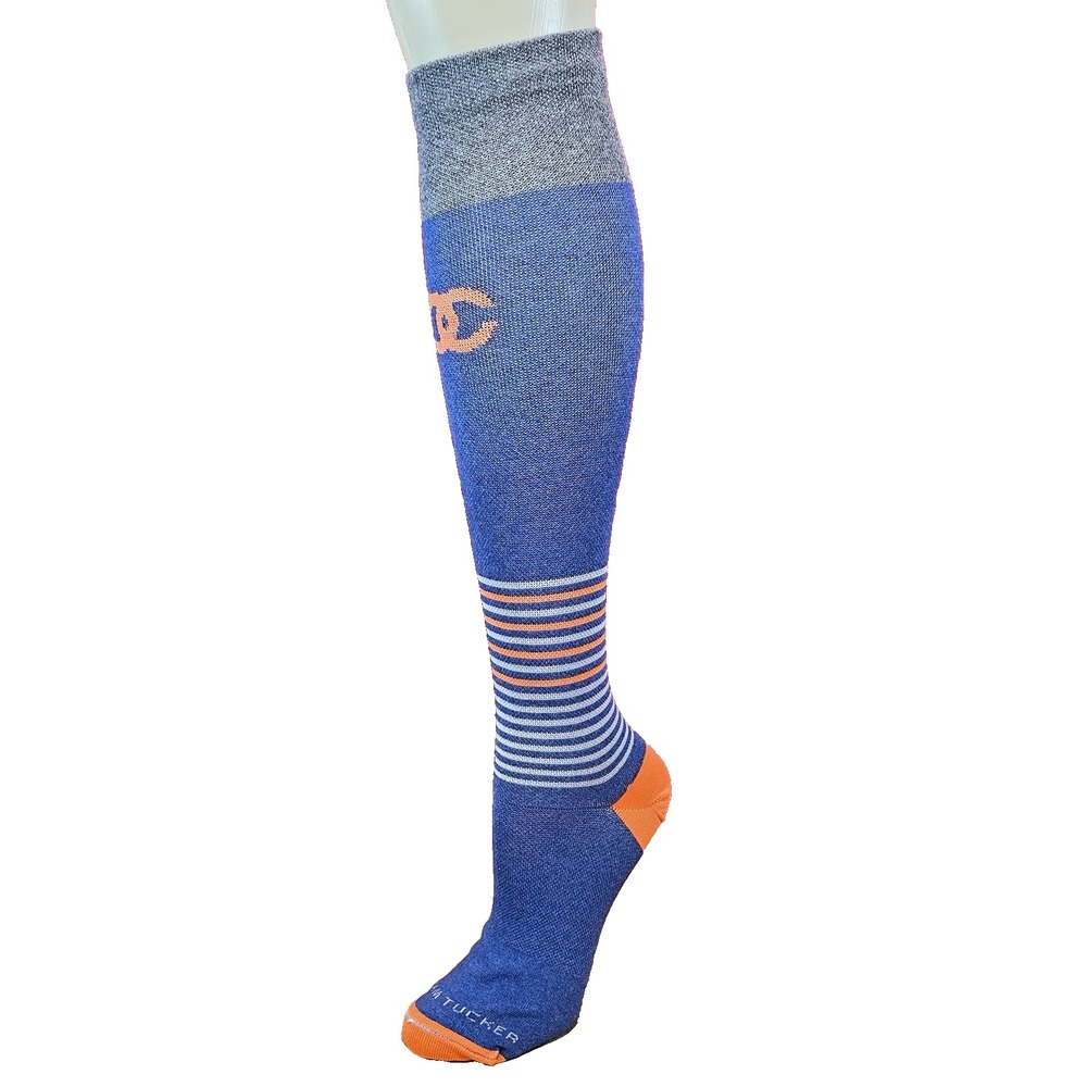 Pro Compression Lifestyle Beach Fire Knee High Compression Dress Socks sz Med